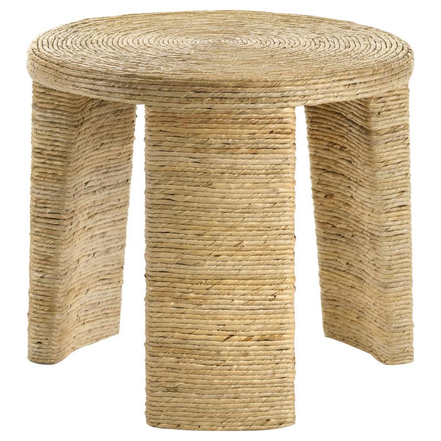 Artina - Woven Rattan Round Table - Urban Living Furniture (Los Angeles, CA)