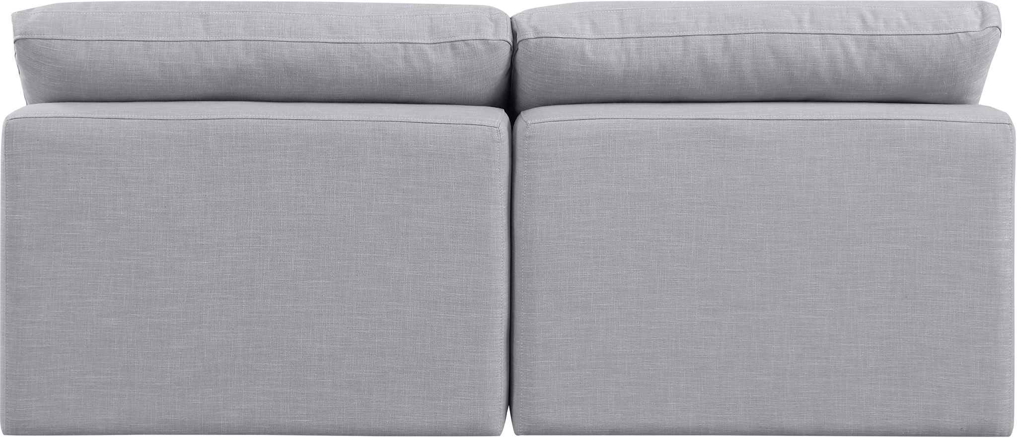 Indulge - Linen 2 Seat Modular Armless Sofa