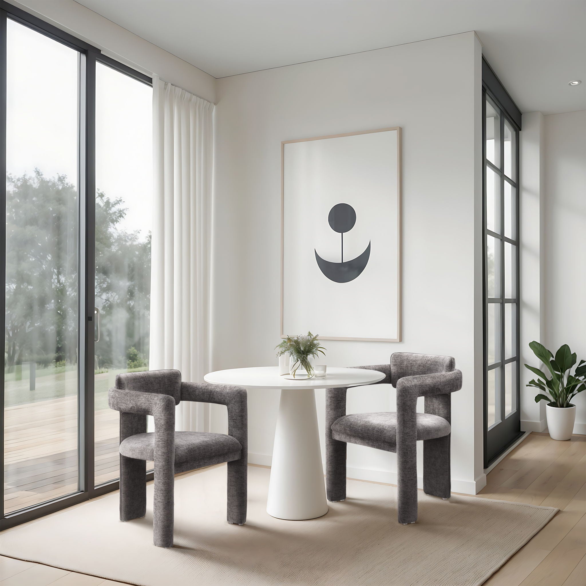 Brenda - Chenille  Dining Chair (Set of 2) - Urban Living Furniture (Los Angeles, CA)