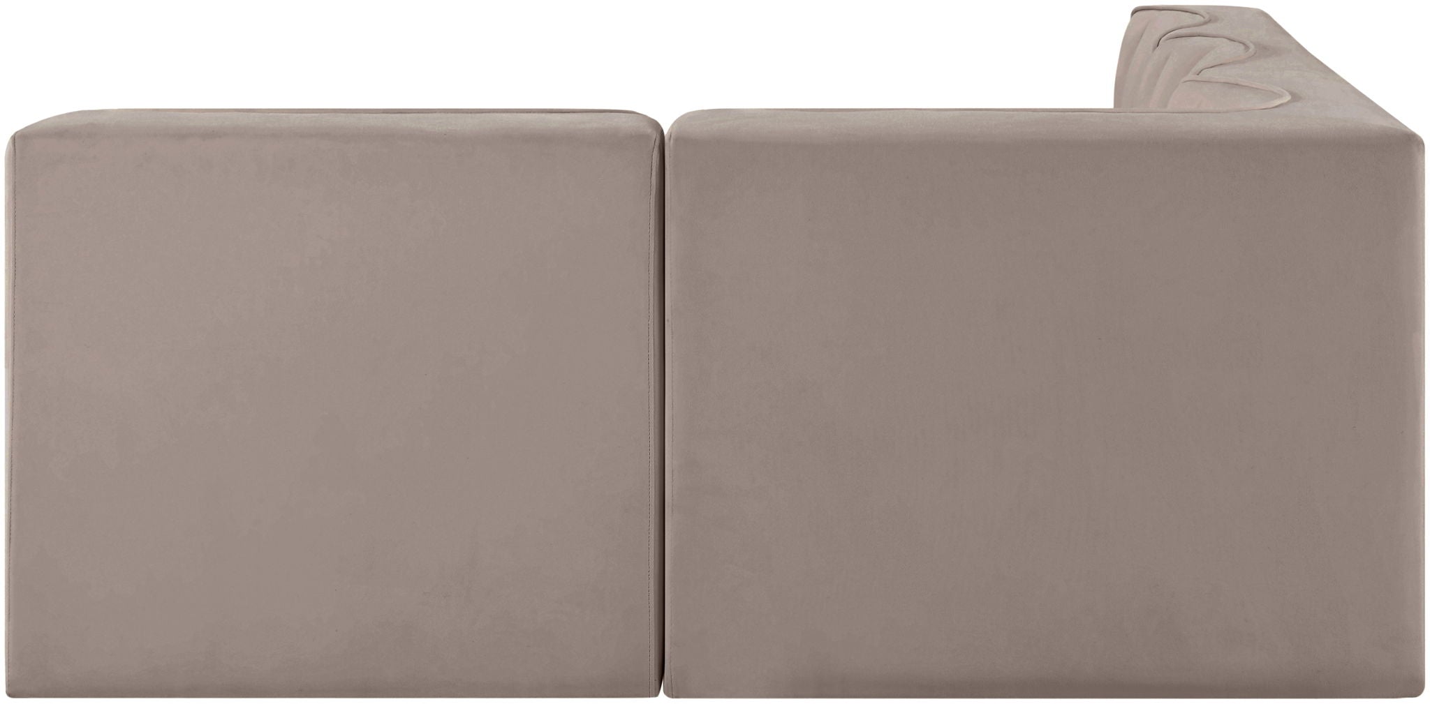 Rummi - Armless Velvet Performance Fabric Upholstered 4 Piece Modular Sectional - Urban Living Furniture (Los Angeles, CA)