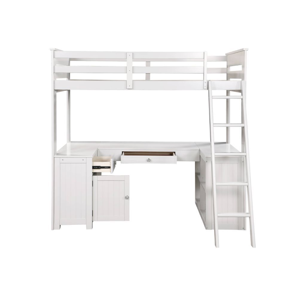 Ambar - Loft Bed - Light Gray - Urban Living Furniture (Los Angeles, CA)
