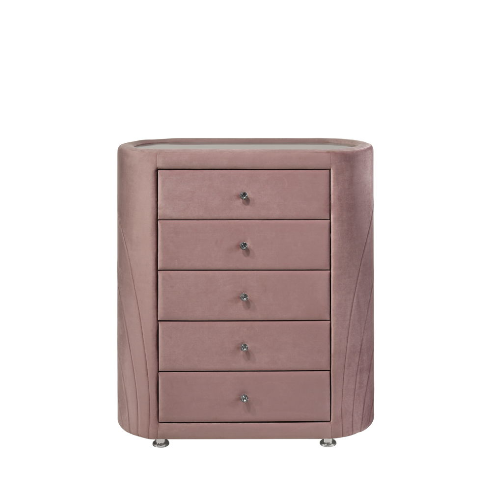 Salonia - Chest - Pink Velvet - Urban Living Furniture (Los Angeles, CA)