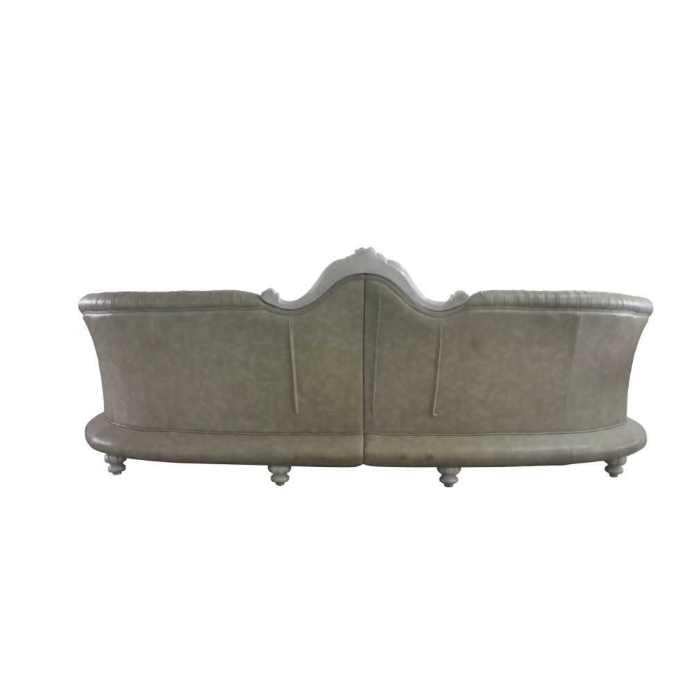 Dresden - Sofa - Bone PU & Gold Patina - Urban Living Furniture (Los Angeles, CA)