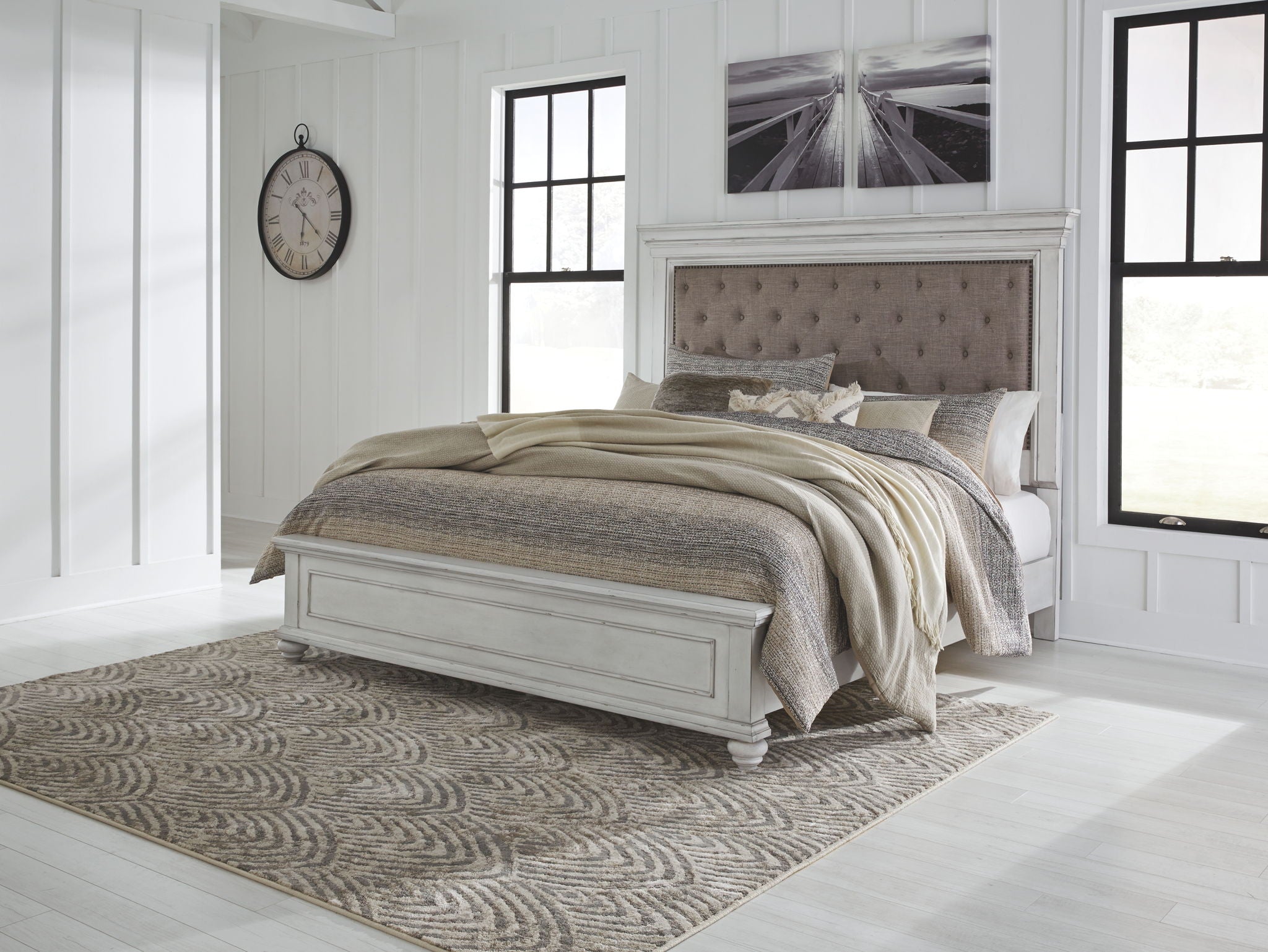 Kanwyn - Upholstered Panel Bed - Urban Living Furniture (Los Angeles, CA)