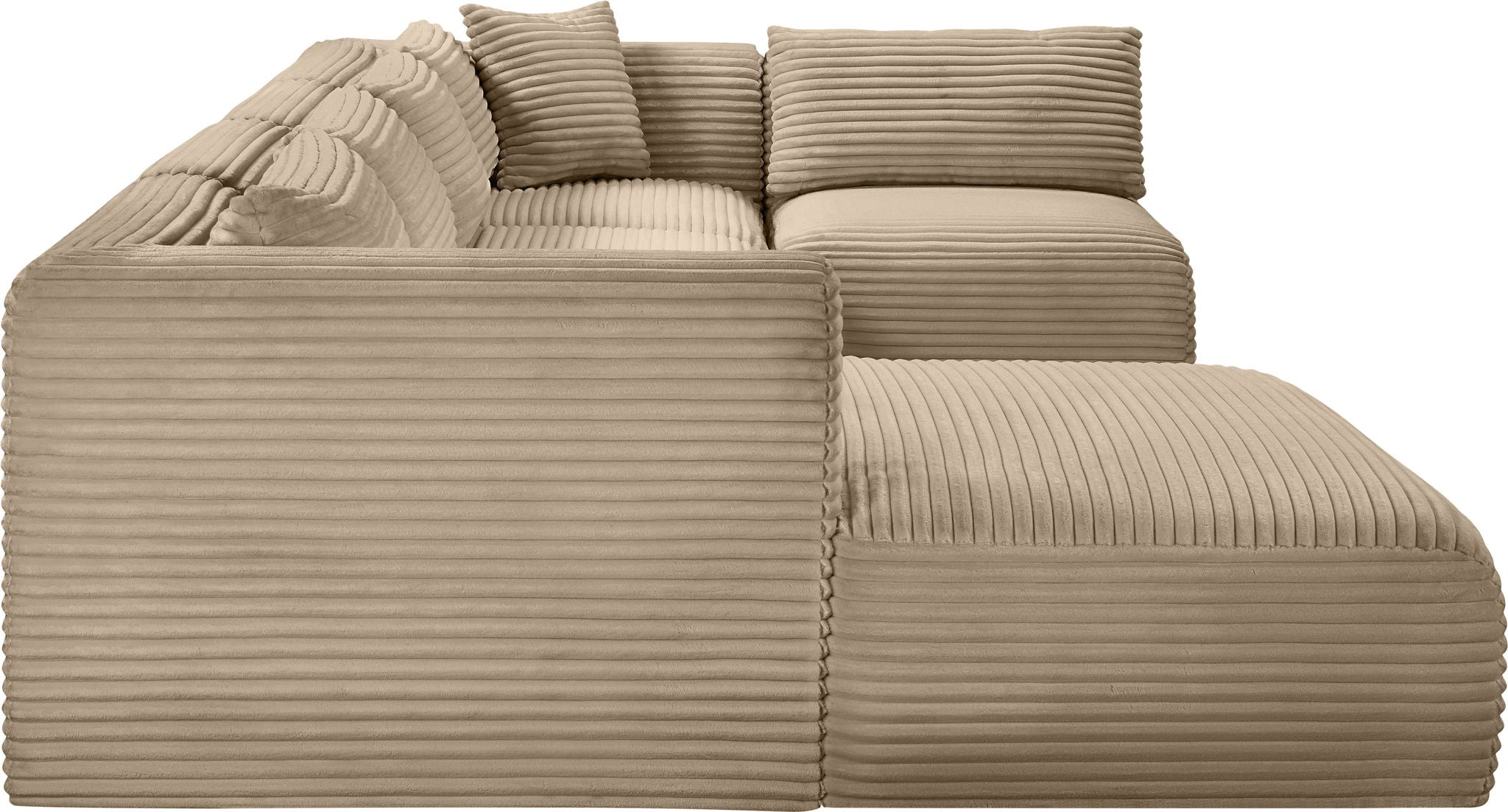 Shaggy - Fabric 5 Piece Modular U-Shaped Sectional - Urban Living Furniture (Los Angeles, CA)