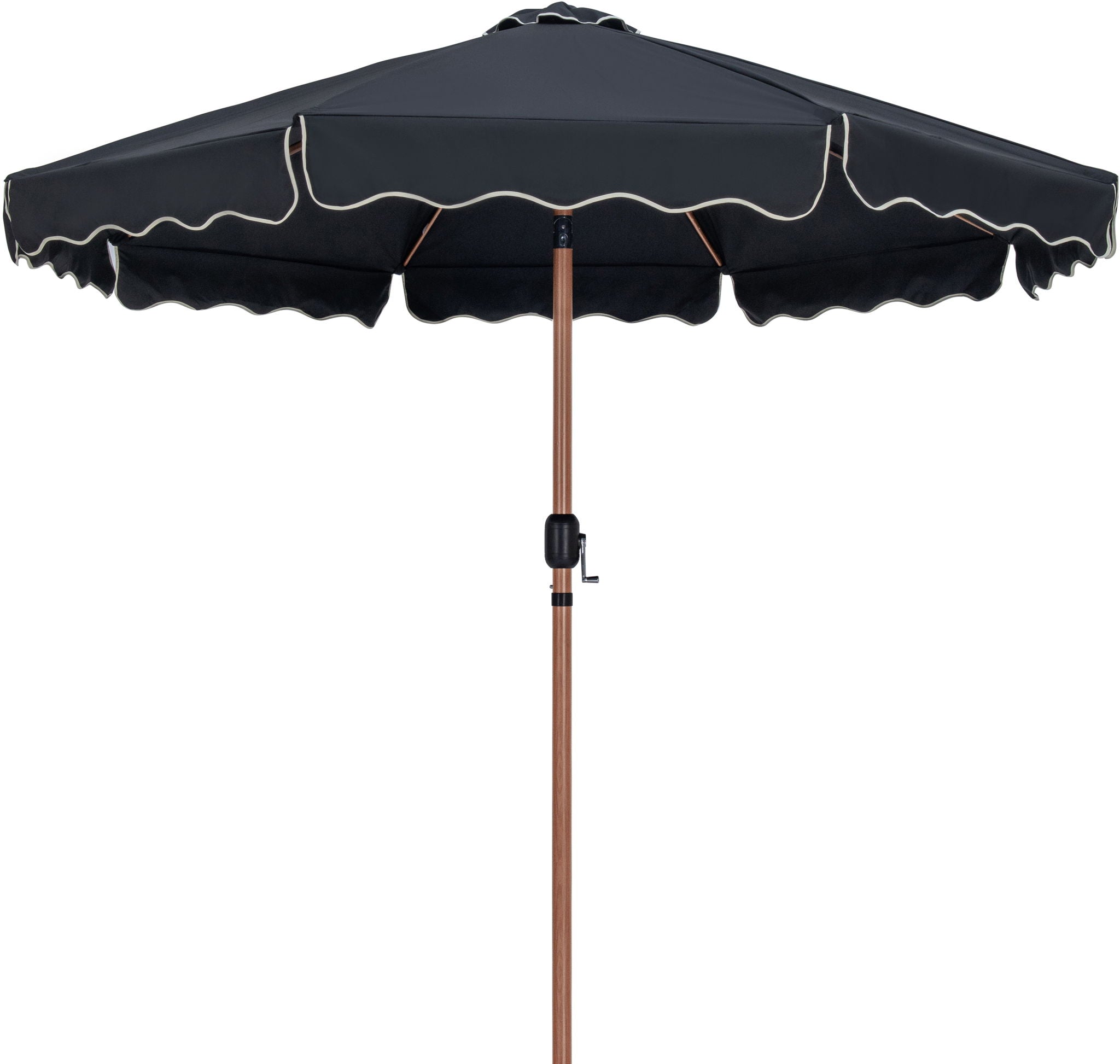 Amalfi - Aluminum Patio Umbrella - Black Base / Light Brown Pole - Urban Living Furniture (Los Angeles, CA)