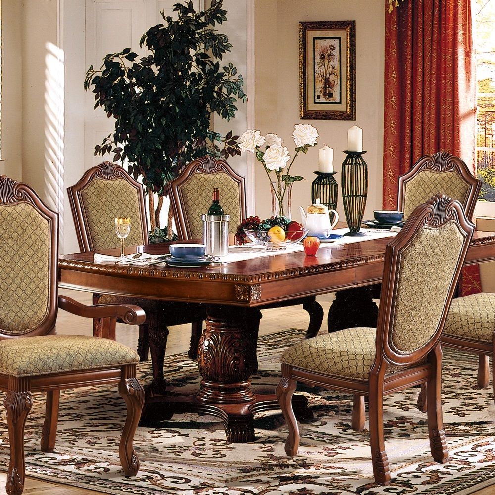 Chateau De Ville - 46" Dining Table - Cherry - Urban Living Furniture (Los Angeles, CA)