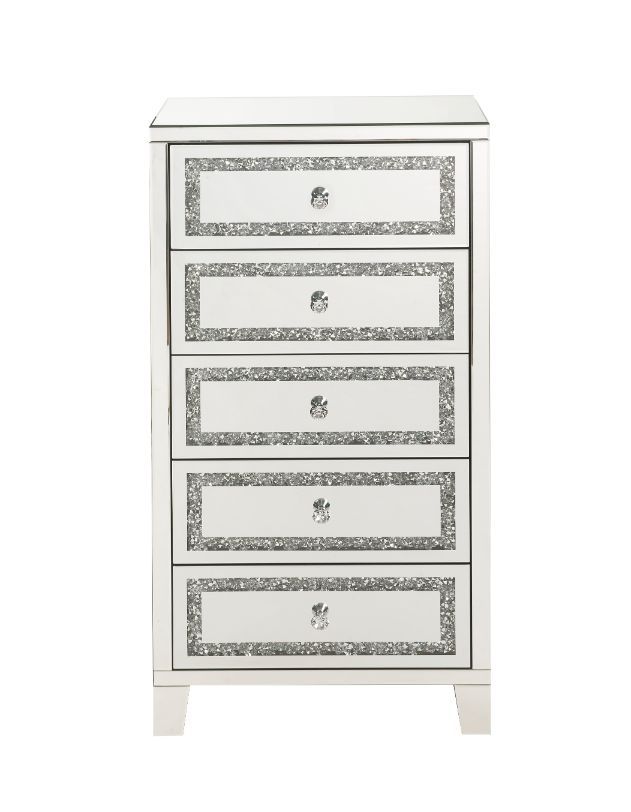 Noor - Cabinet - Mirrored & Faux Diamonds Inlay - Urban Living Furniture (Los Angeles, CA)