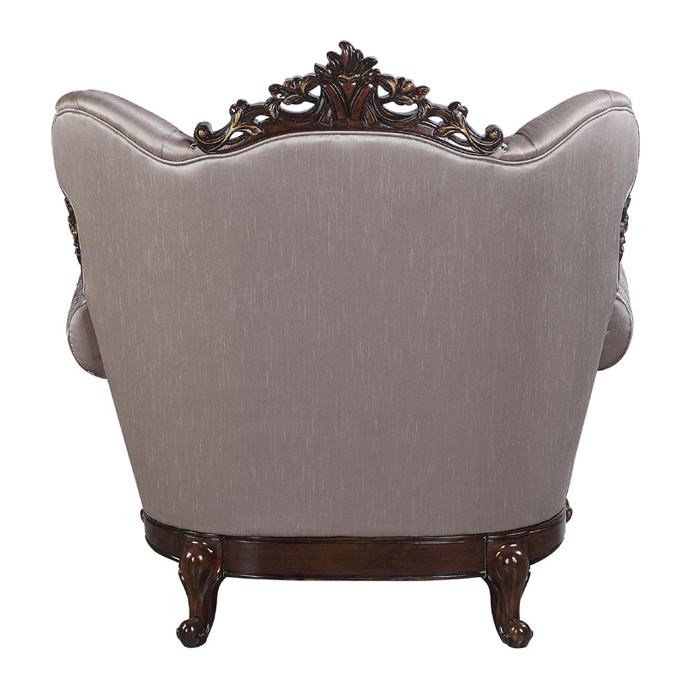 Benbek - Chair With Pillow - Fabric & Antique Oak - Urban Living Furniture (Los Angeles, CA)