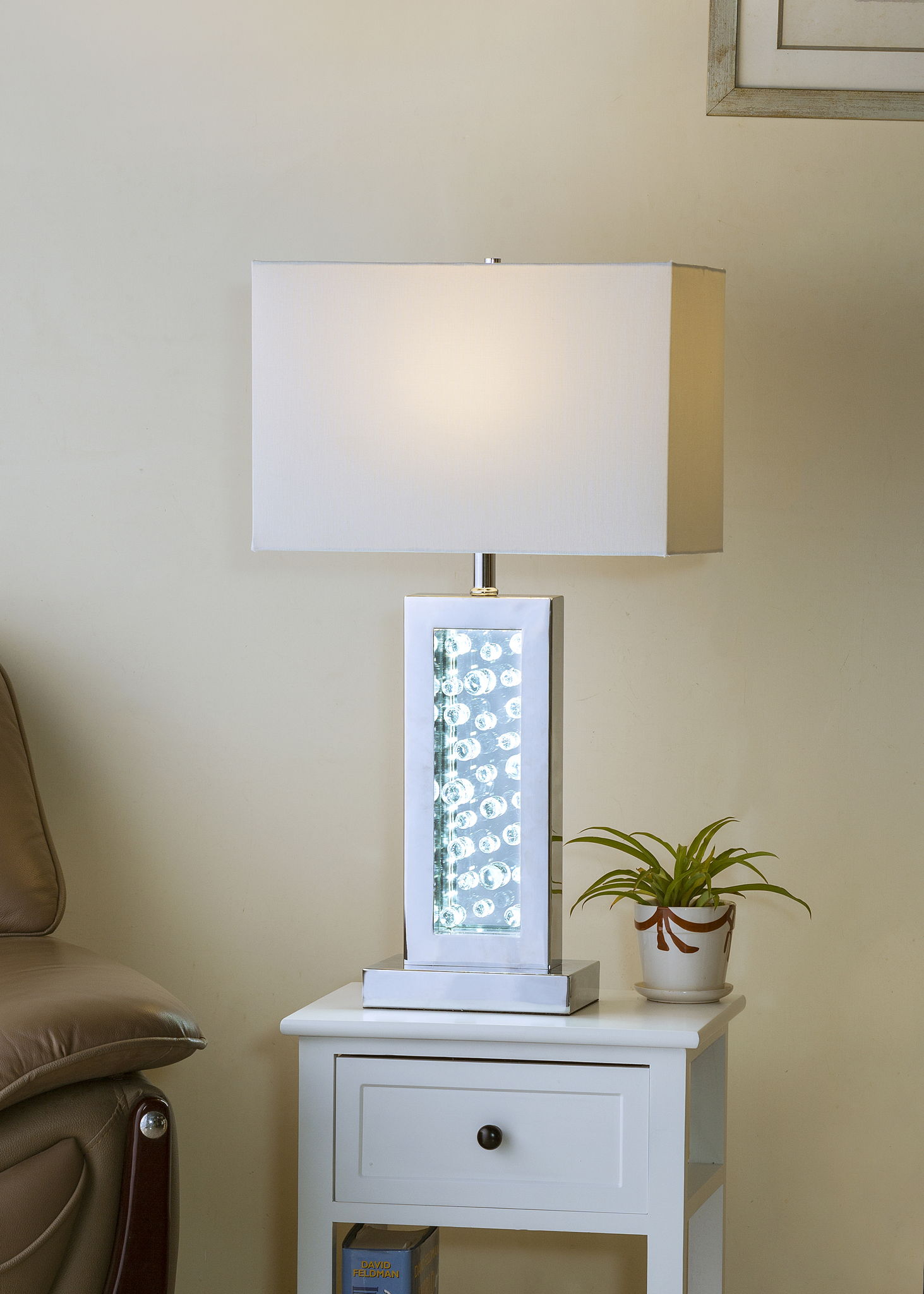 Monica - Table Lamp - Chrome - Urban Living Furniture (Los Angeles, CA)
