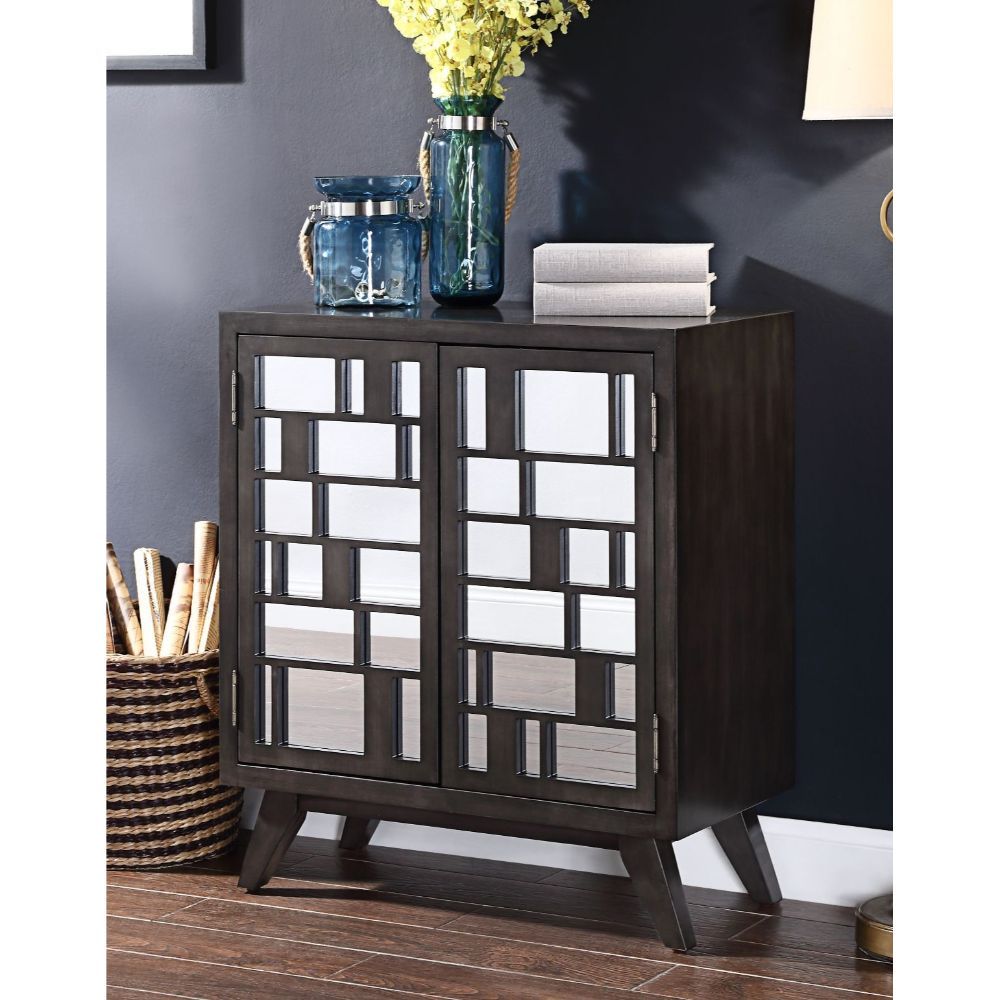 Melville - Accent Table - Dark Gray-Oak - Urban Living Furniture (Los Angeles, CA)