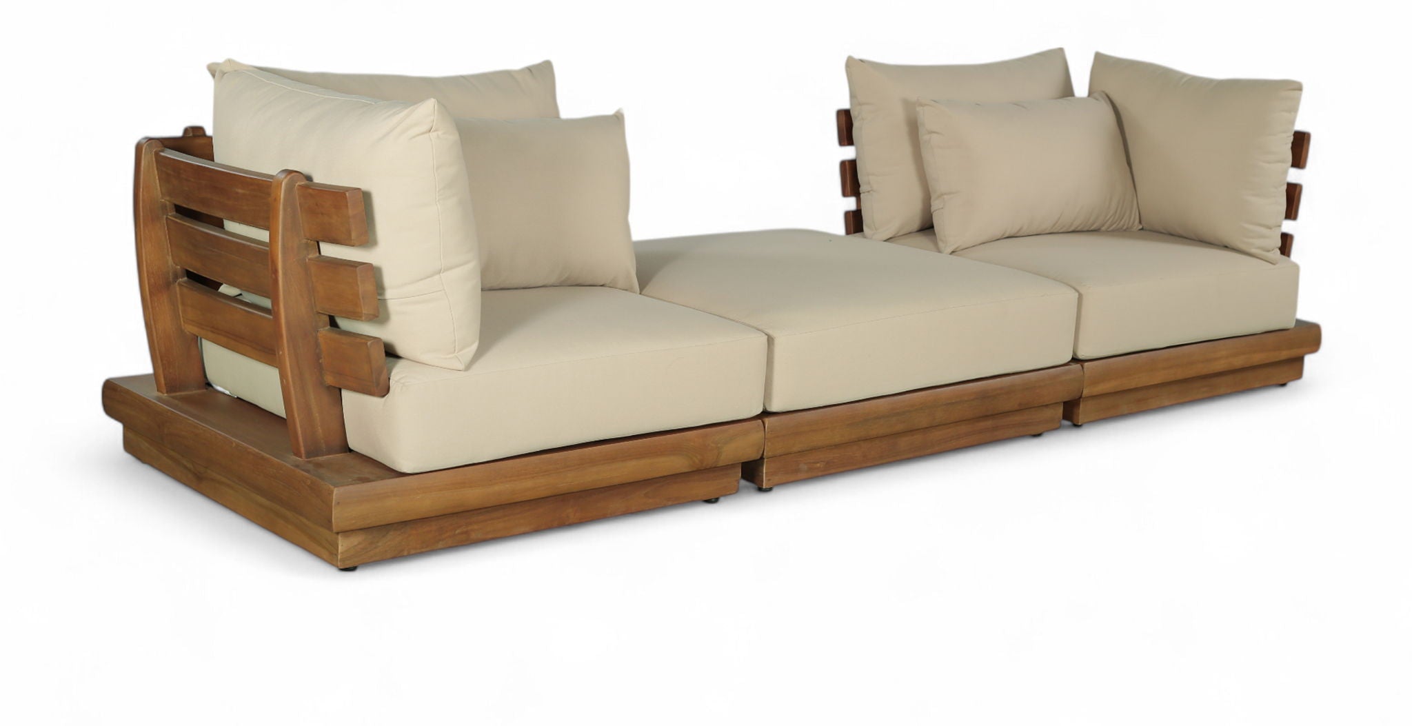 Mirella - 3 Piece Water Resistant Fabric Upholstered Outdoor Patio Modular Sofa - Urban Living Furniture (Los Angeles, CA)