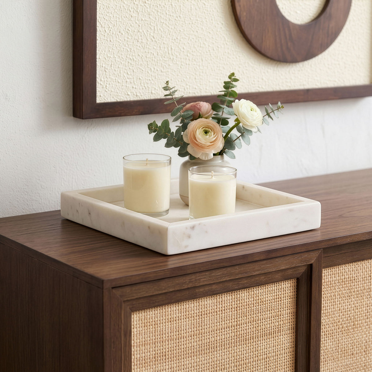 Michael - Genuine Marble Tray