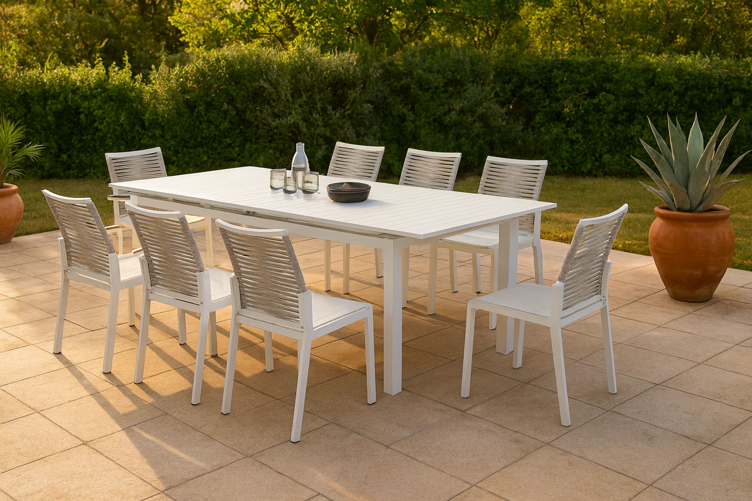 Maldives - Rope Outdoor Patio Dining Side Chair (Set of 2) - Urban Living Furniture (Los Angeles, CA)
