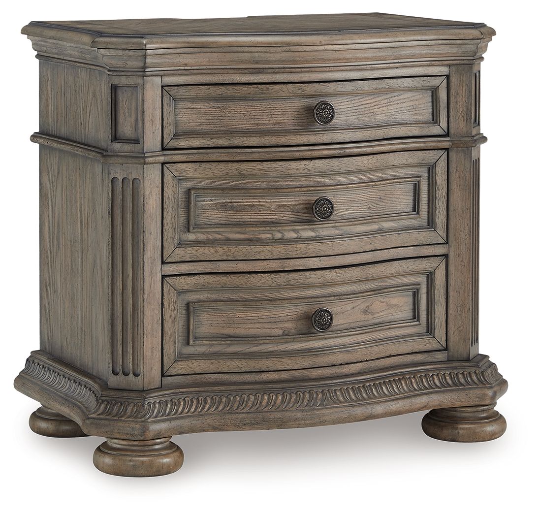 Ardenfield - Light Brown - Three Drawer Night Stand - Urban Living Furniture (Los Angeles, CA)