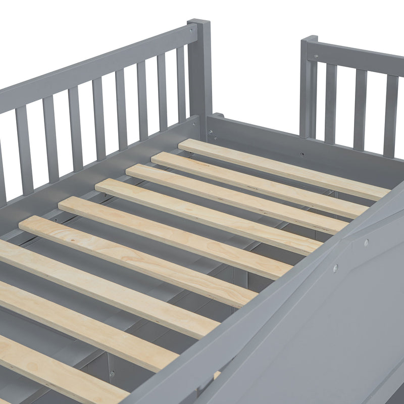 Loft Stylish Bed With Ladder And Wardrobe
