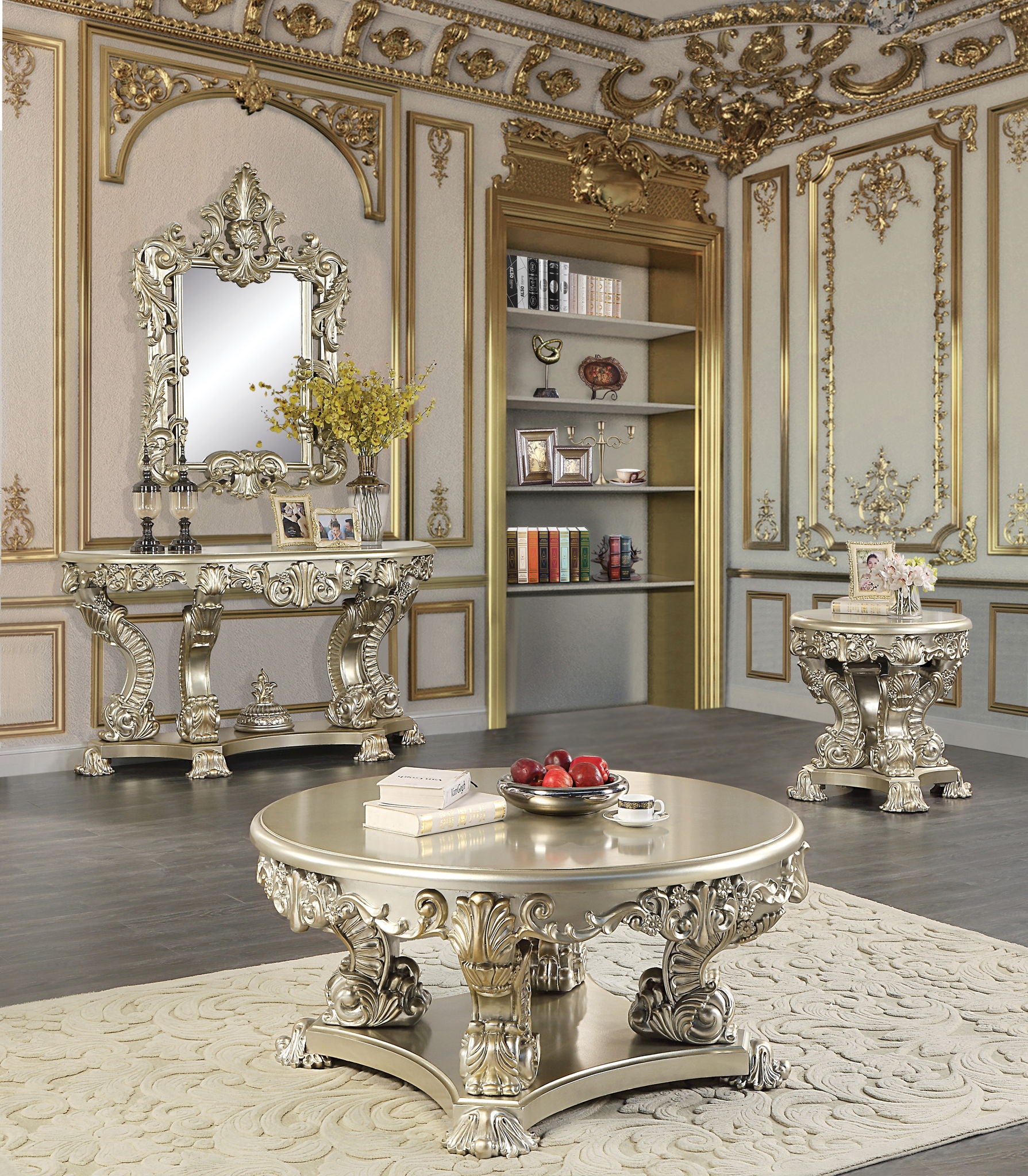 Sorina - Mirror - Antique Gold Finish - 59" - Urban Living Furniture (Los Angeles, CA)