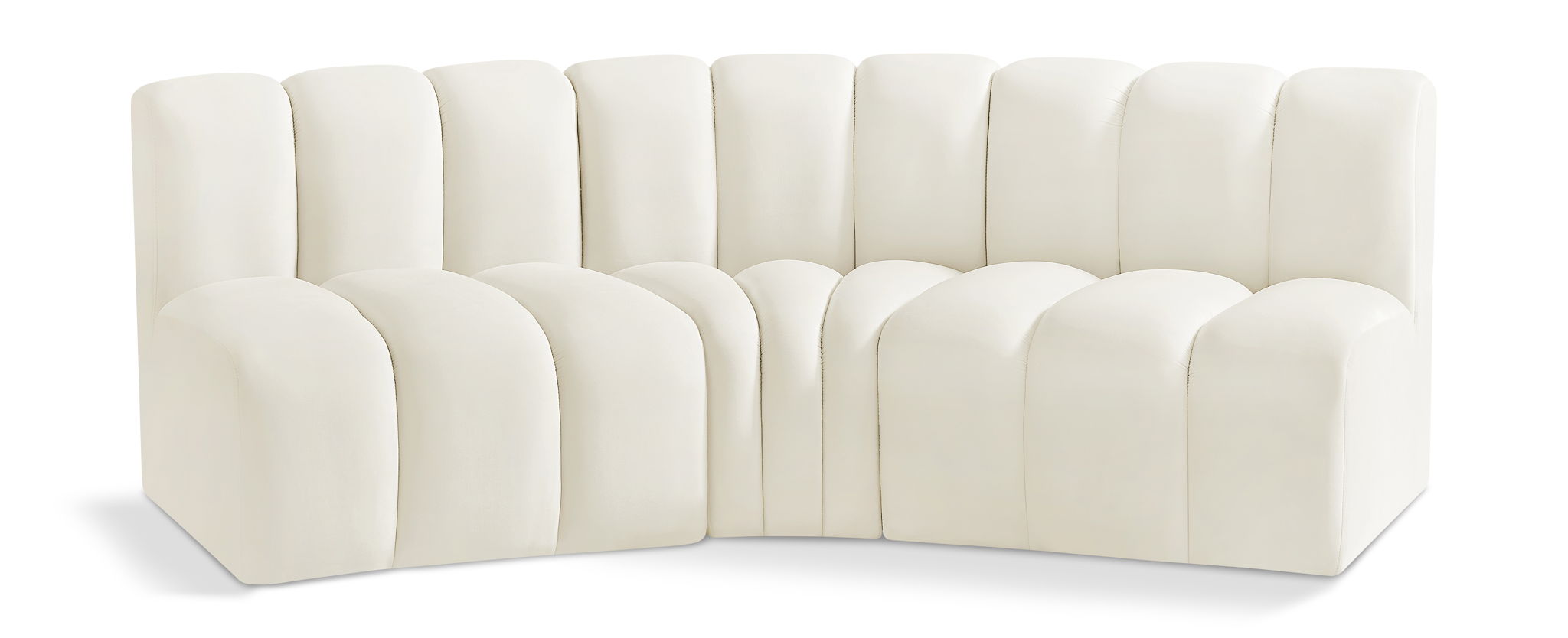 Arc - Velvet 3 Piece Modular Corner Sofa - Urban Living Furniture (Los Angeles, CA)