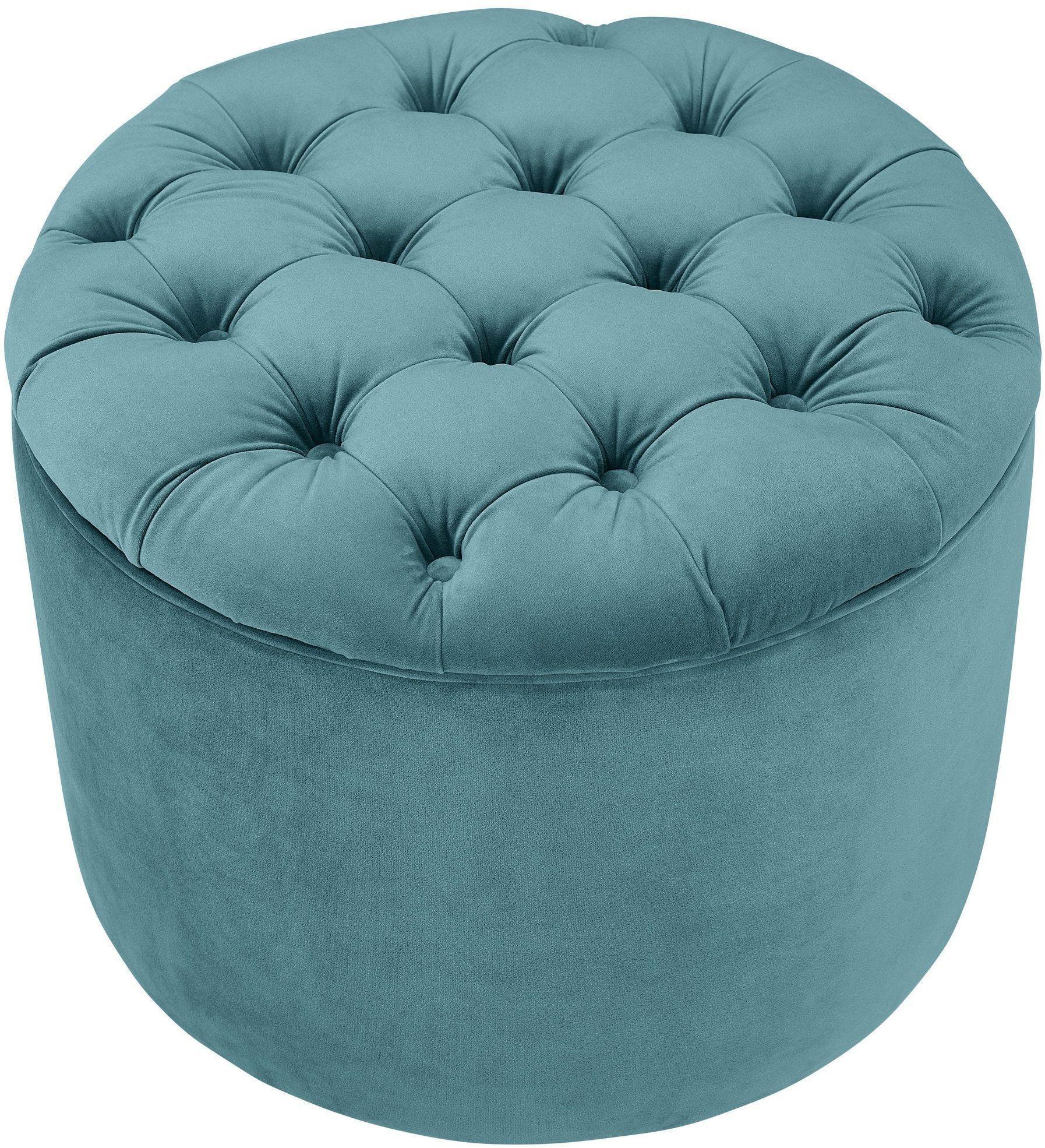 Queen - Velvet Storage Ottoman - Urban Living Furniture (Los Angeles, CA)