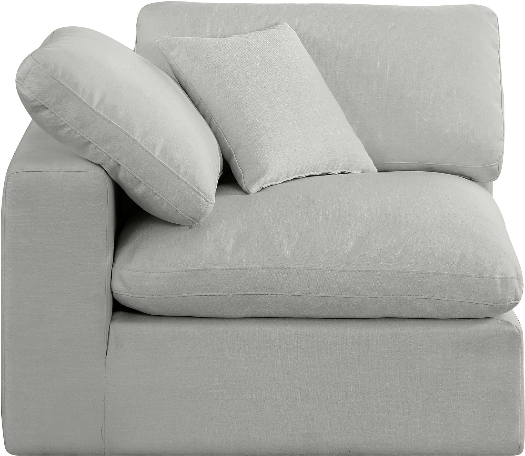 Comfy - Linen Corner Chair - Urban Living Furniture (Los Angeles, CA)