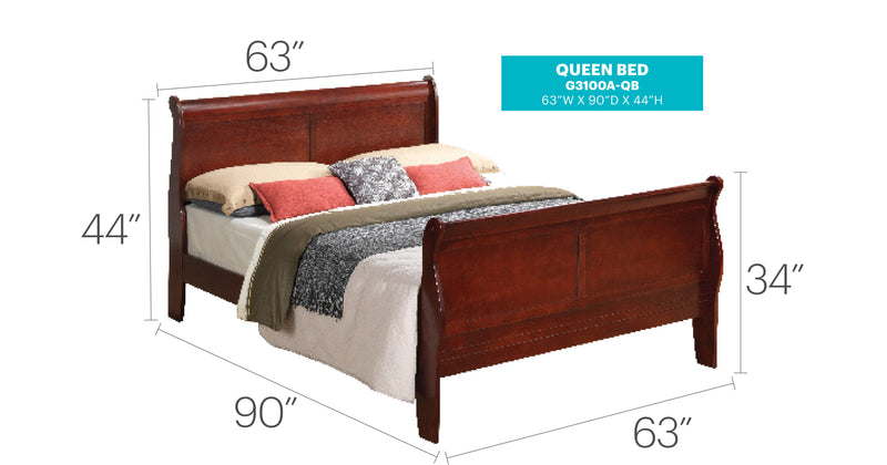Panel Sleigh Bed - Urban Living Furniture (Los Angeles, CA)