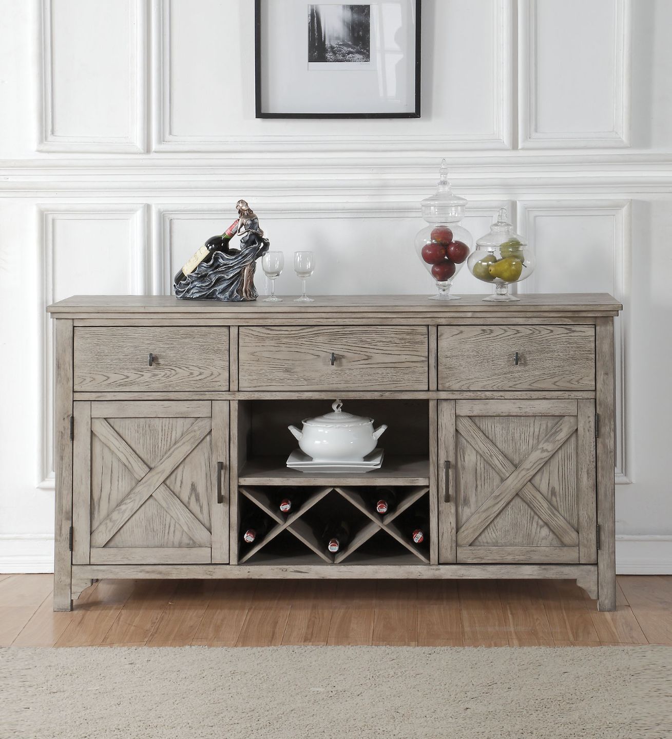 Rocky - Server - Gray Oak - Urban Living Furniture (Los Angeles, CA)