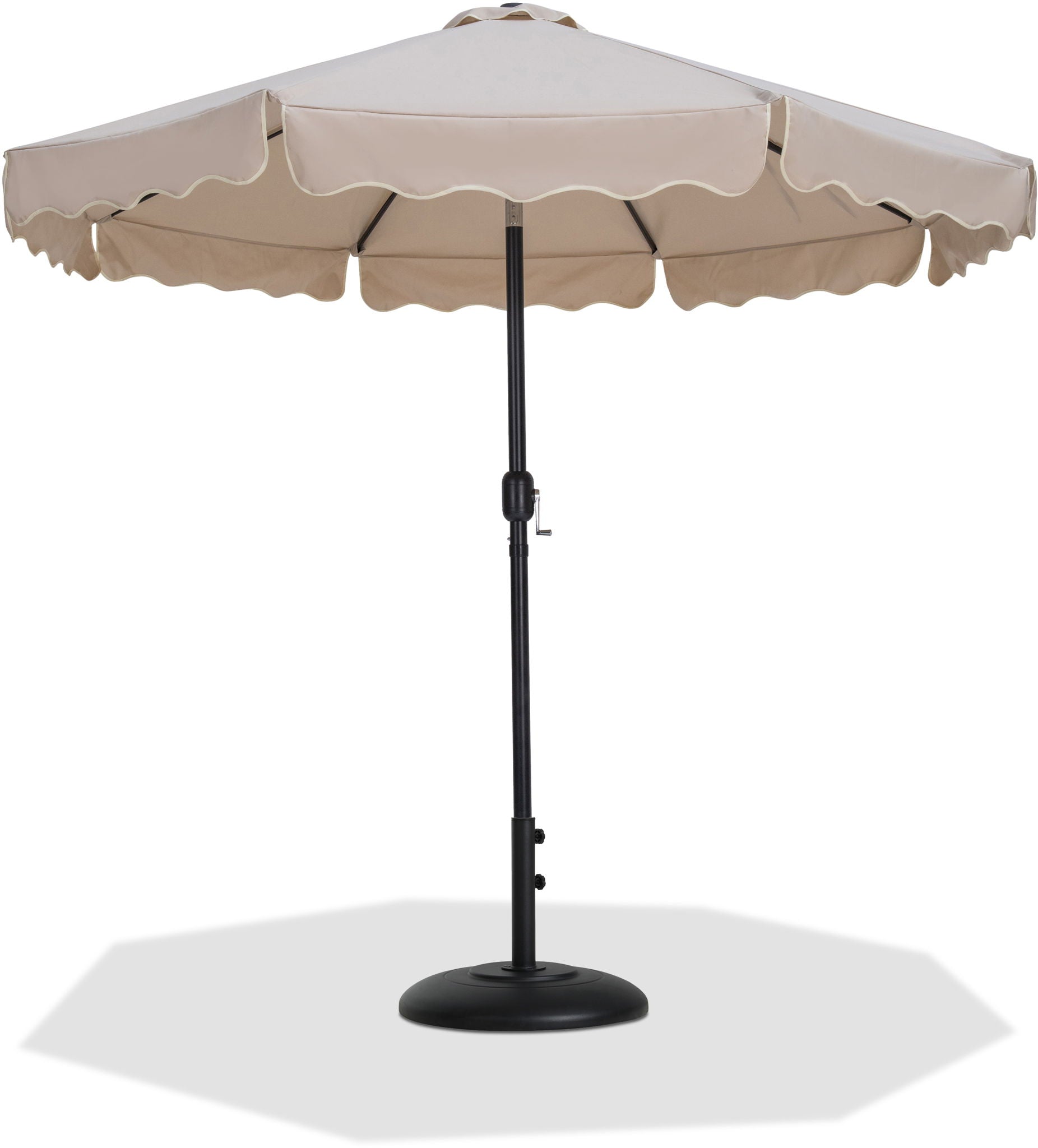 Amalfi - Patio Umbrella - Black Base / Black Pole - Urban Living Furniture (Los Angeles, CA)