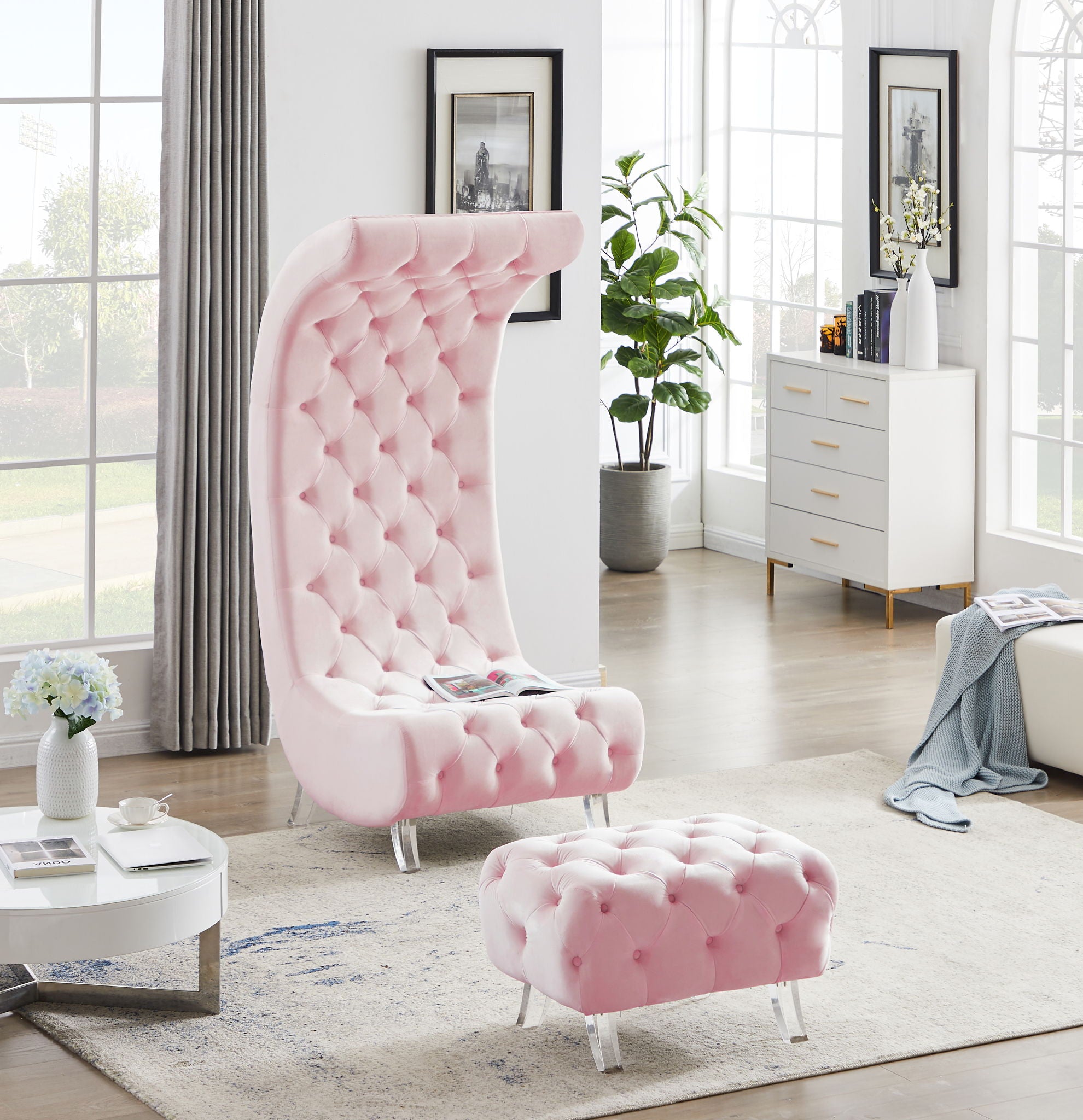 Crescent - Ottoman - Urban Living Furniture (Los Angeles, CA)