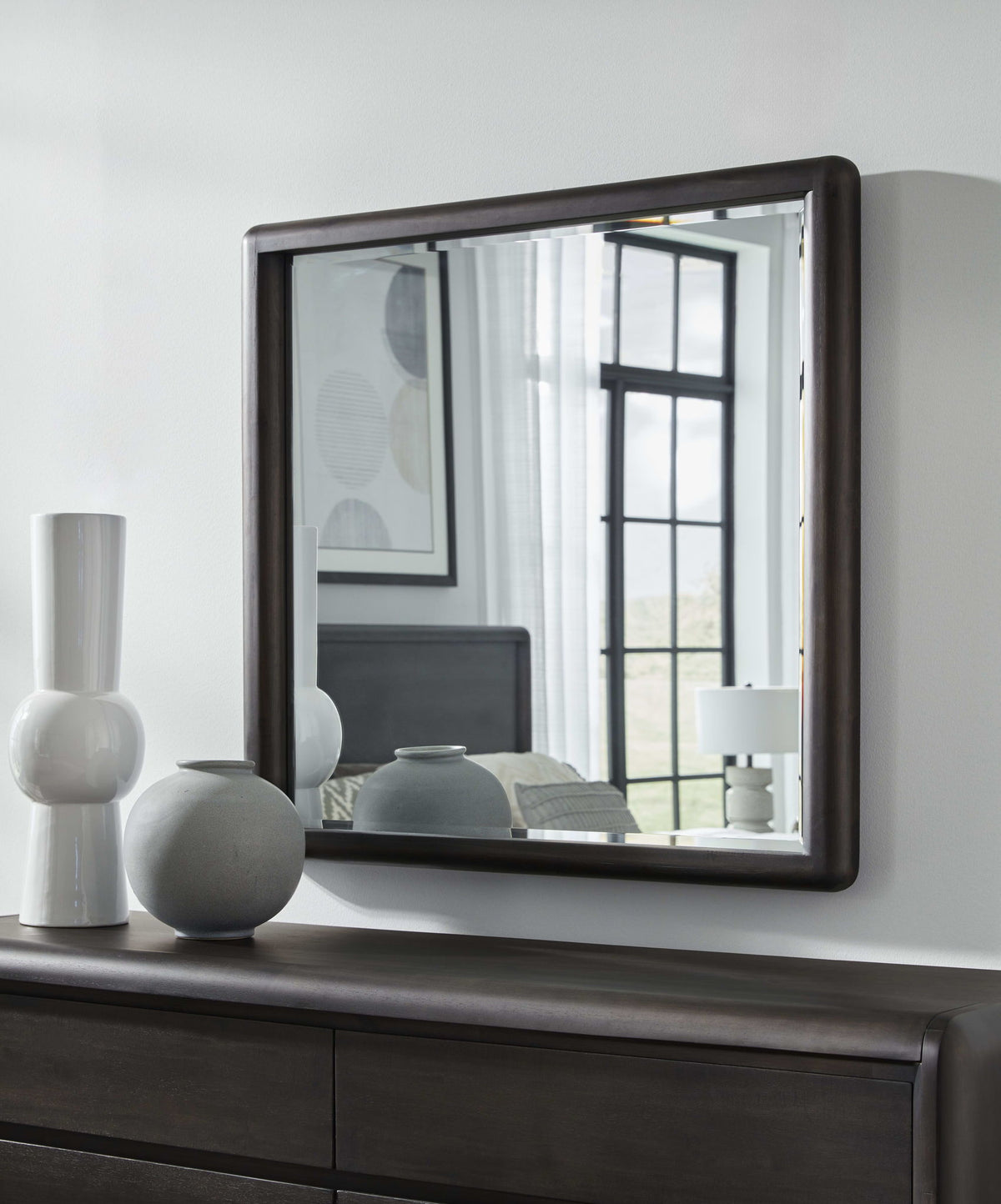 Xolani - Beveled Glass Wall Or Dresser Mirror - Jaguar