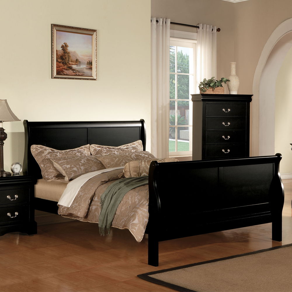 Louis Philippe III - Bed (FB 34"H) - Urban Living Furniture (Los Angeles, CA)