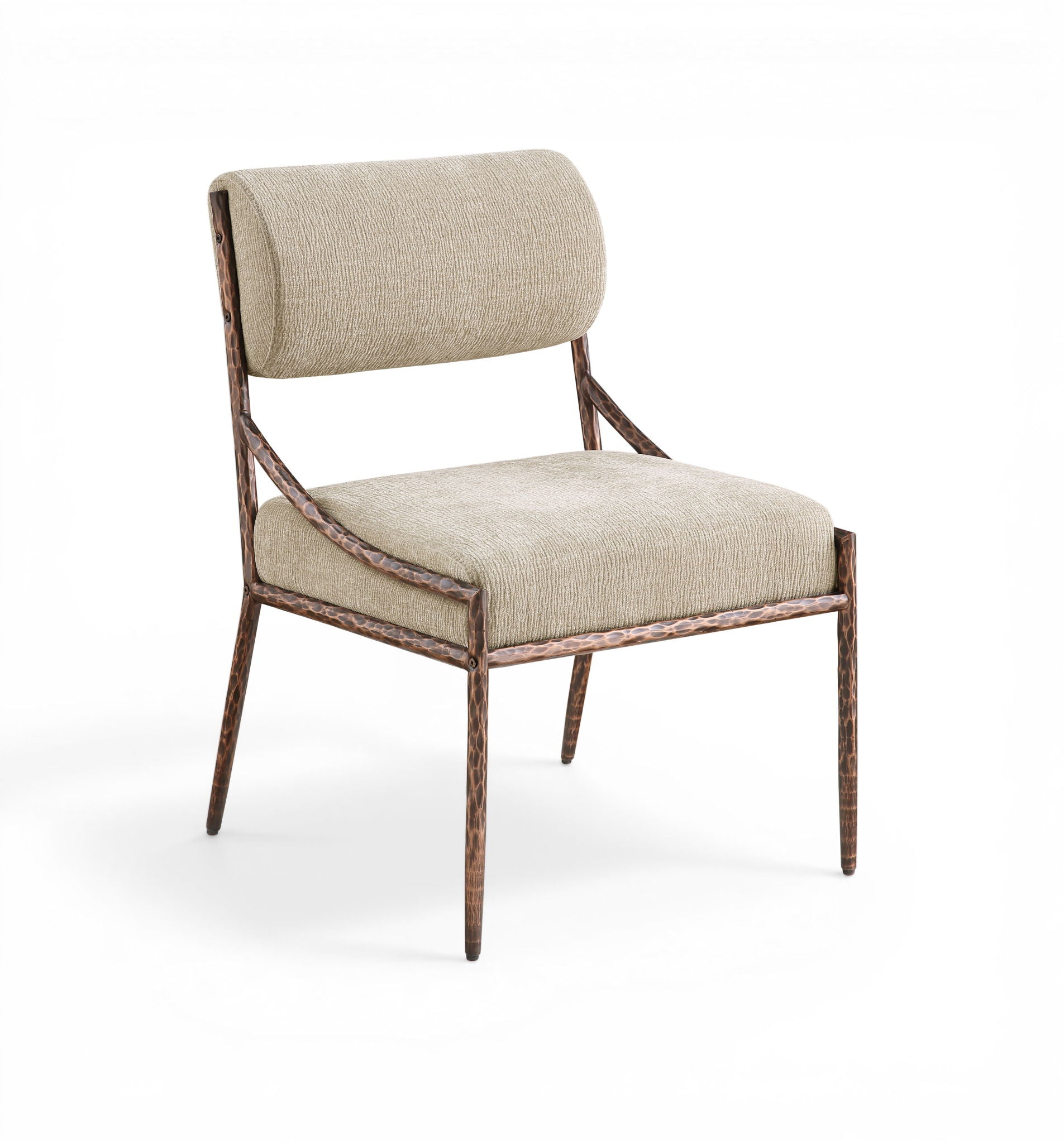 Bastille - Upholstered Dining Side Chair (Set of 2) - Bronze Frame - Urban Living Furniture (Los Angeles, CA)