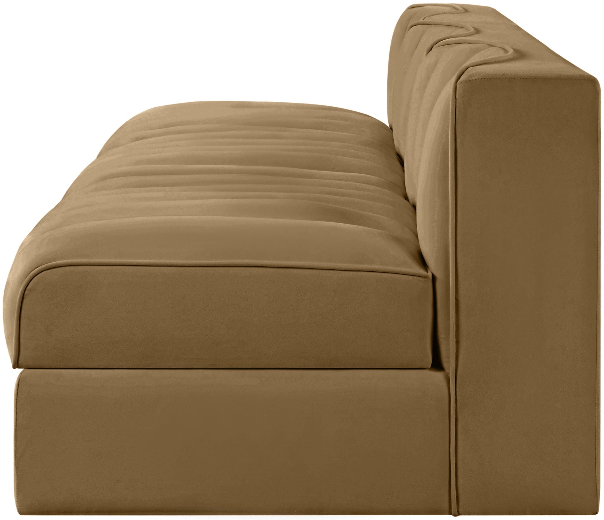 Rummi - Velvet Performance Fabric Upholstered 3 Piece Modular Armless Sofa - Urban Living Furniture (Los Angeles, CA)