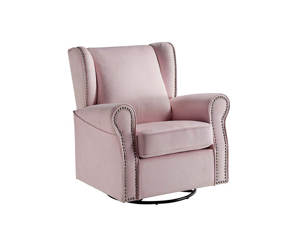 Tamaki - Swivel Chair - Pink Fabric - Urban Living Furniture (Los Angeles, CA)