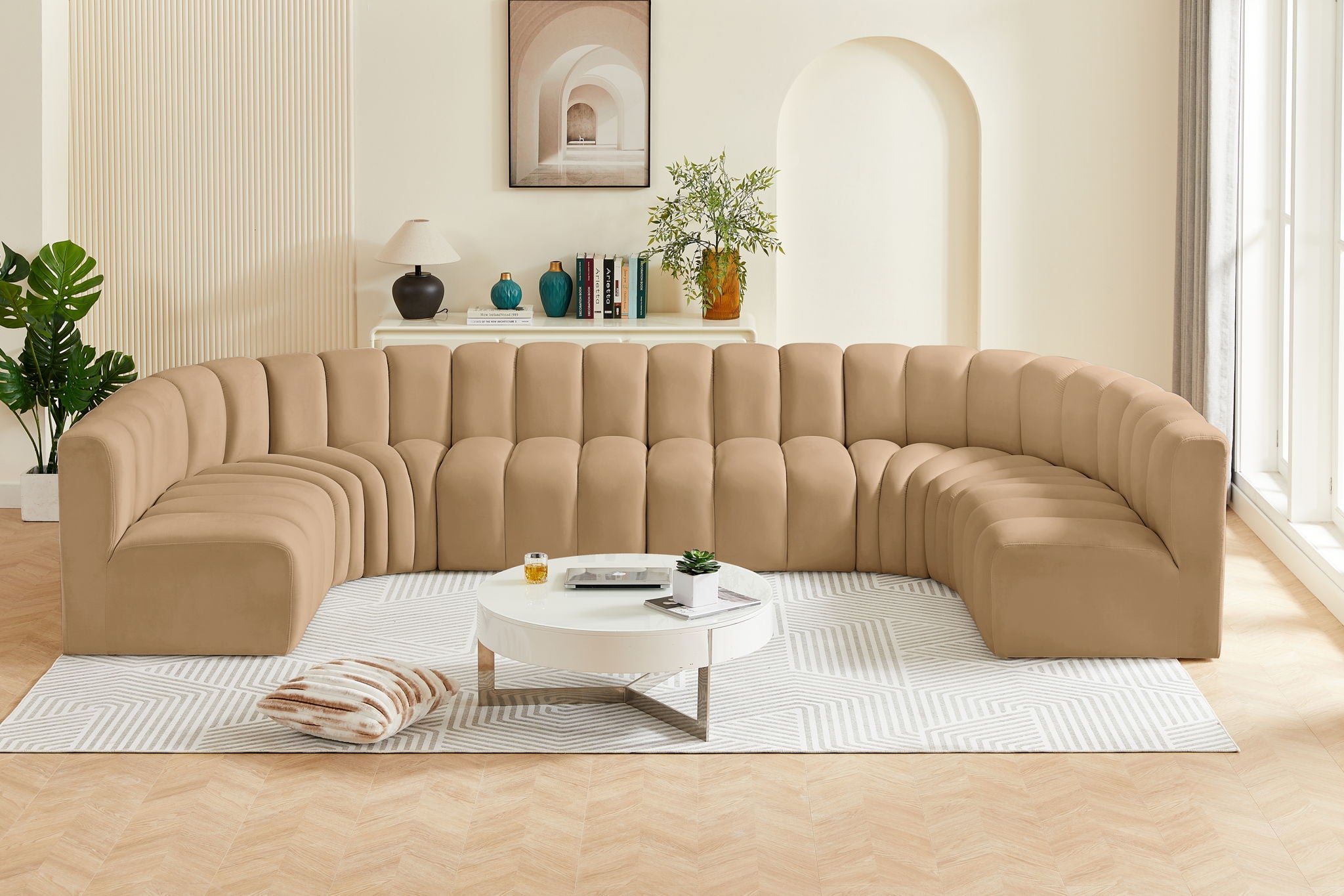 Arc - Velvet Modular U-Shaped Sectional - Urban Living Furniture (Los Angeles, CA)