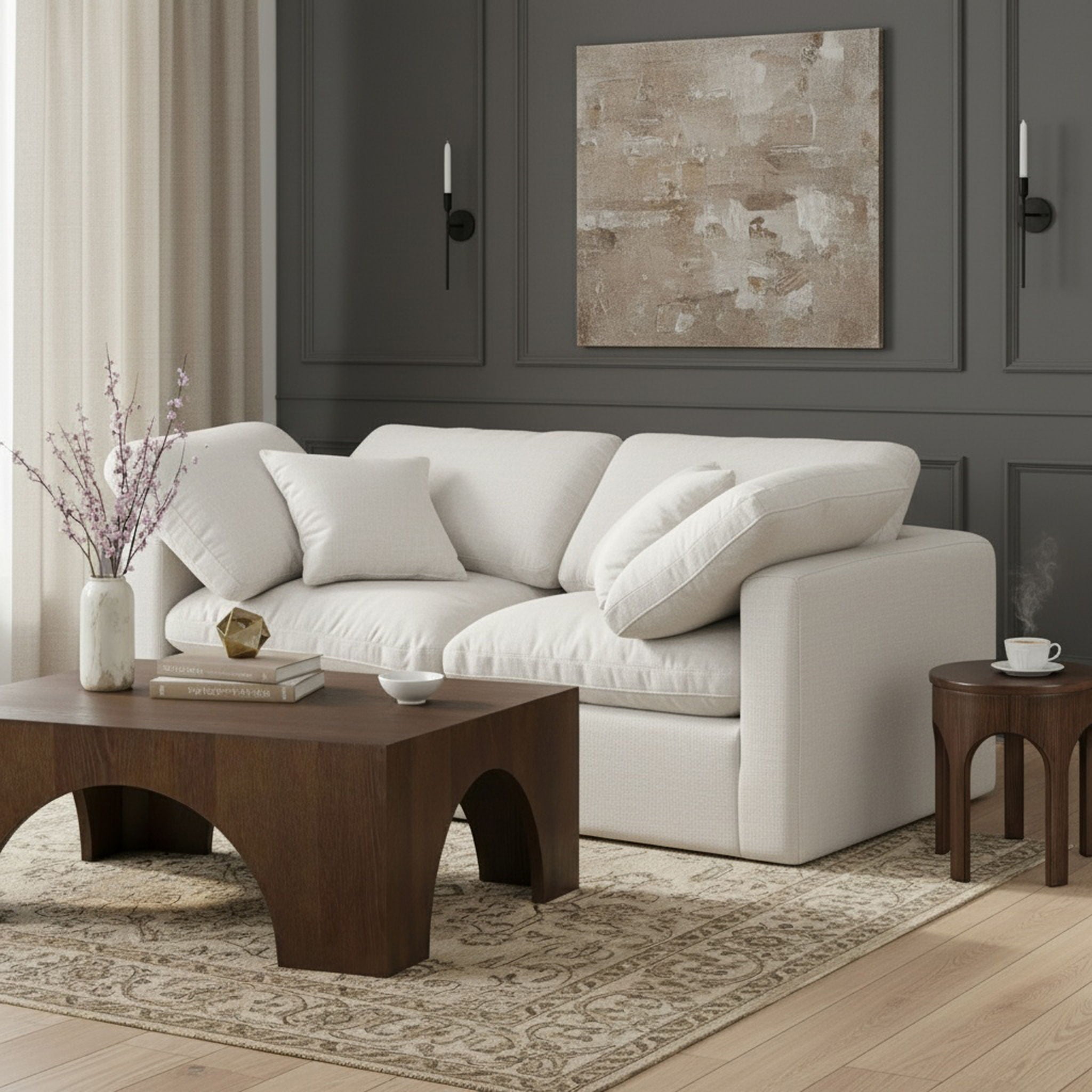 Indulge - Linen 2 Seat Modular Sofa - Urban Living Furniture (Los Angeles, CA)