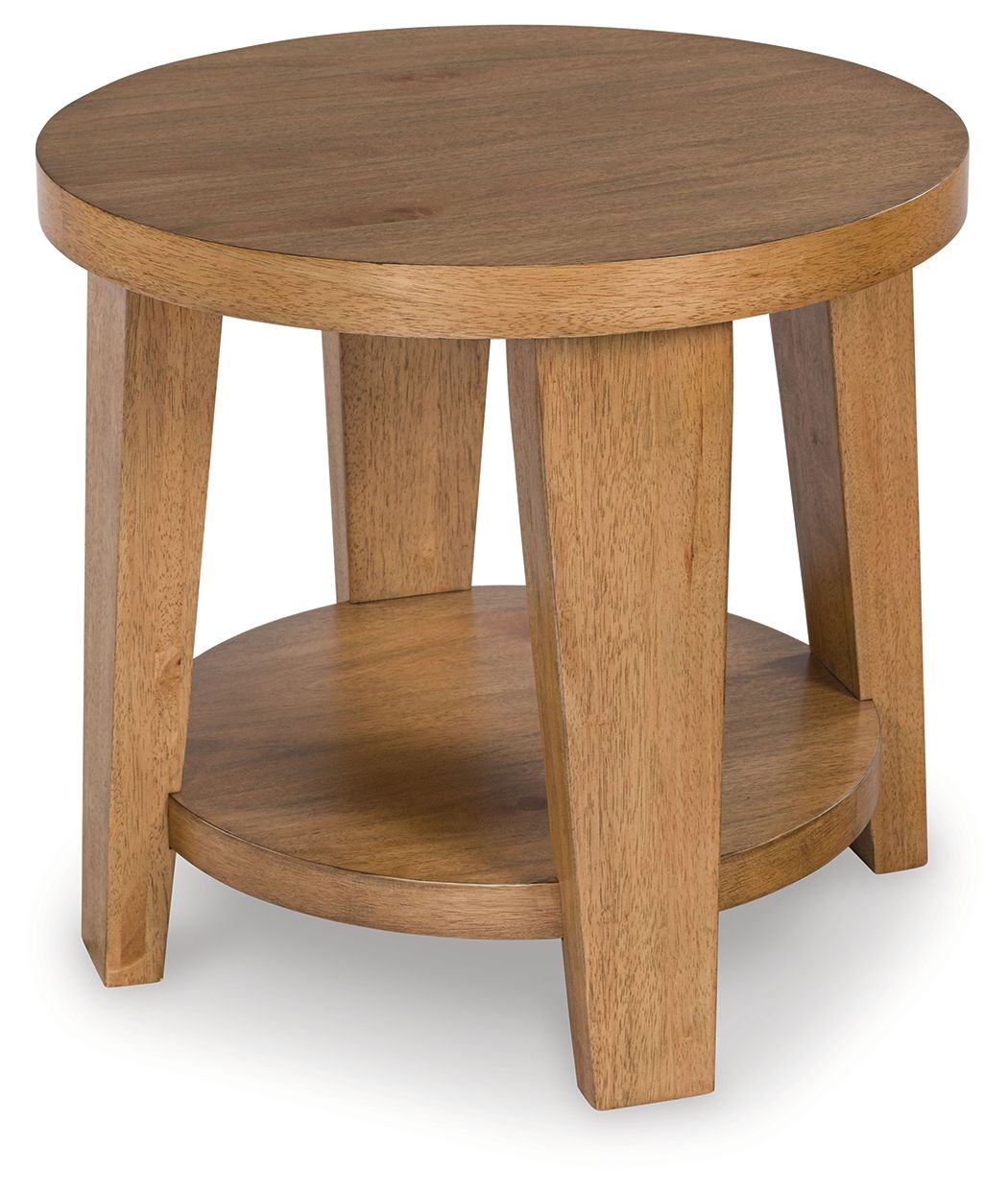 Kristiland - Light Brown - Round End Table - Urban Living Furniture (Los Angeles, CA)
