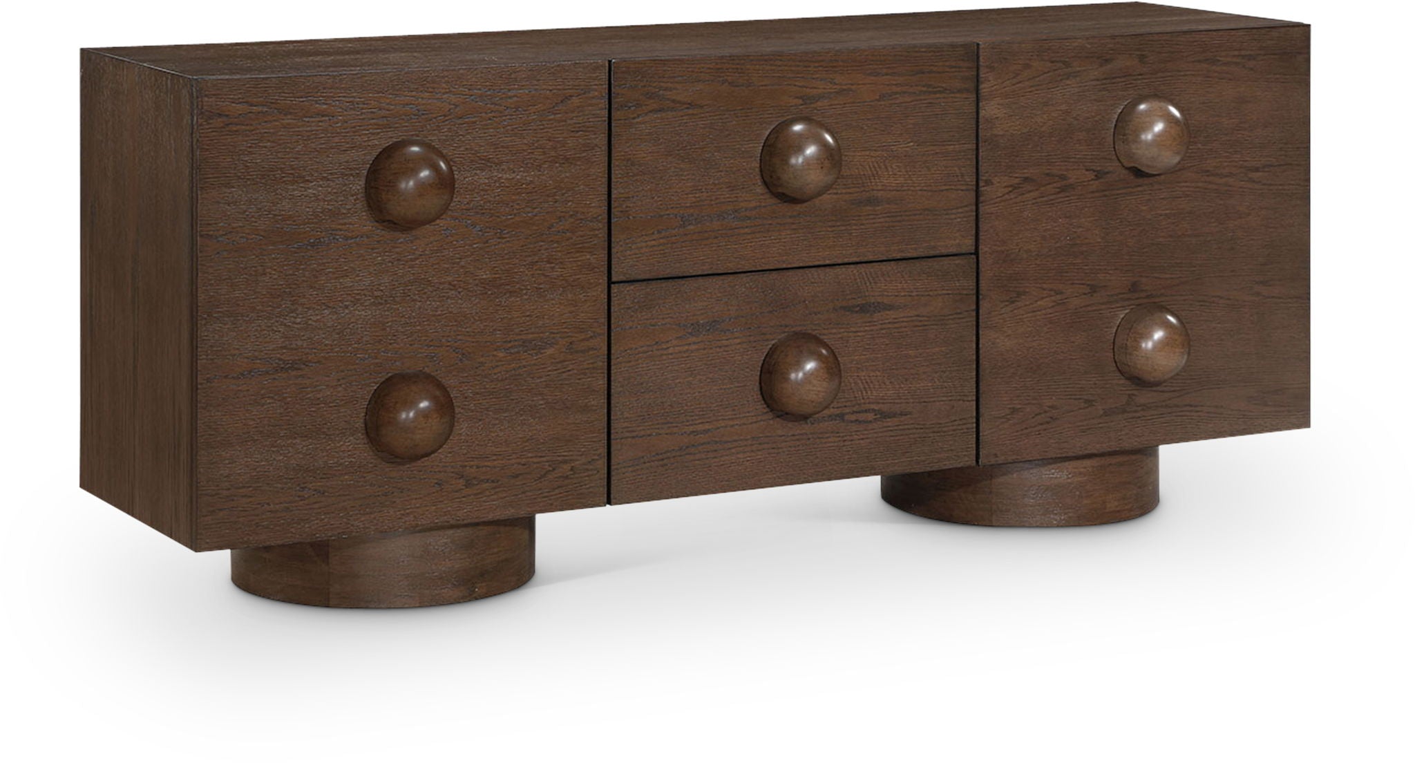 Bubble - Rubberwood with Oak Veneer Sideboard / Buffet - Urban Living Furniture (Los Angeles, CA)