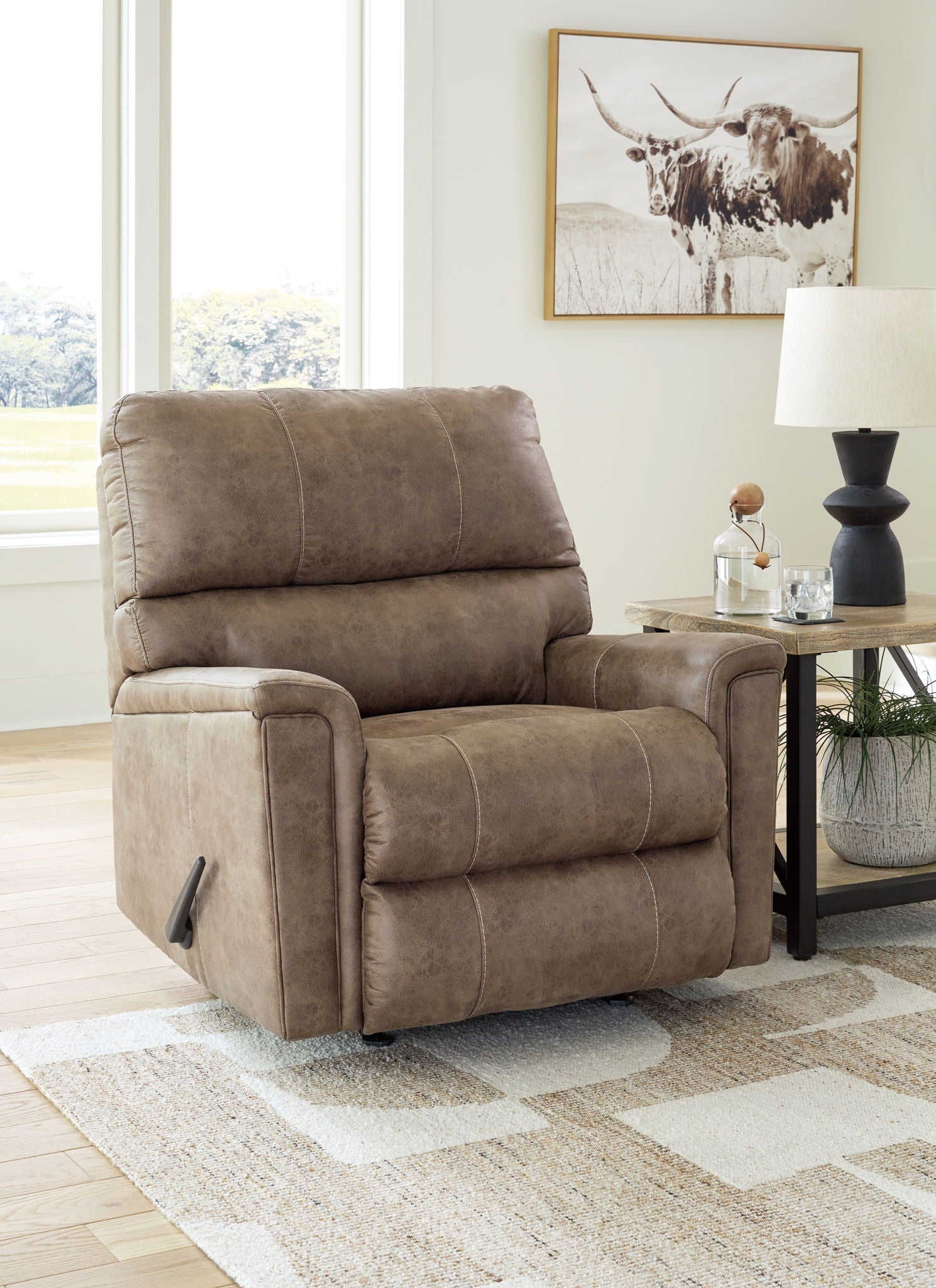 Navi - Fossil - Rocker Recliner - Urban Living Furniture (Los Angeles, CA)