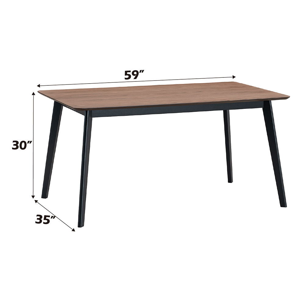 Rebi - Dining Table - Walnut & Black - Urban Living Furniture (Los Angeles, CA)