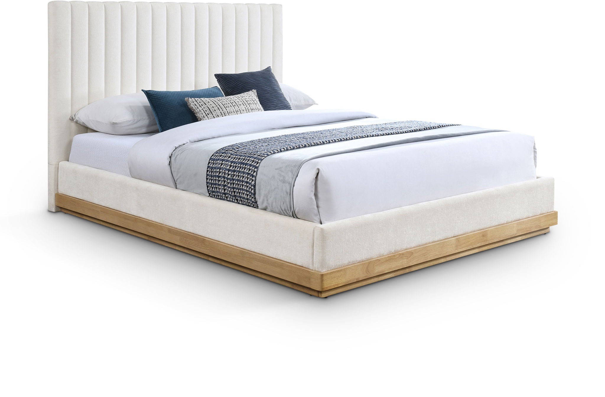 Emmet - Fabric Bed - Light Brown Base - Urban Living Furniture (Los Angeles, CA)