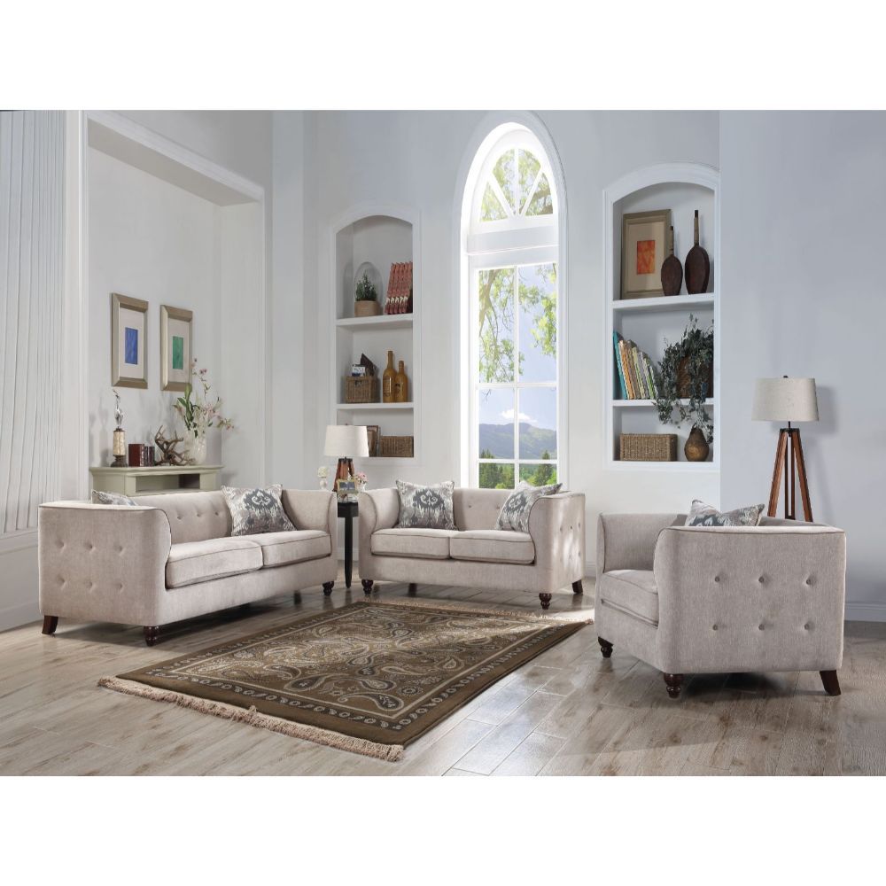 Cyndi - Sofa - Tan Velvet - Urban Living Furniture (Los Angeles, CA)