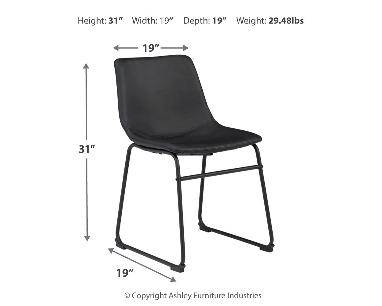 Centiar - Upholstered Side Chair - Urban Living Furniture (Los Angeles, CA)