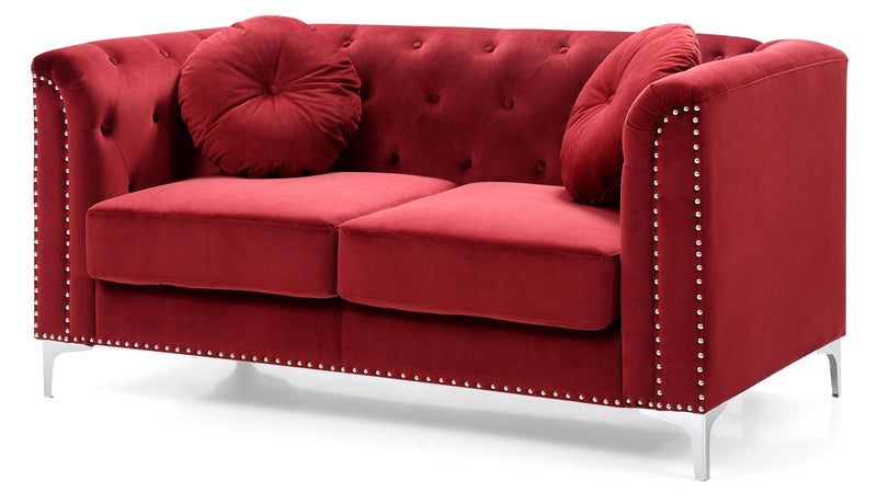 Stylish Sloped Arm Loveseat - Urban Living Furniture (Los Angeles, CA)