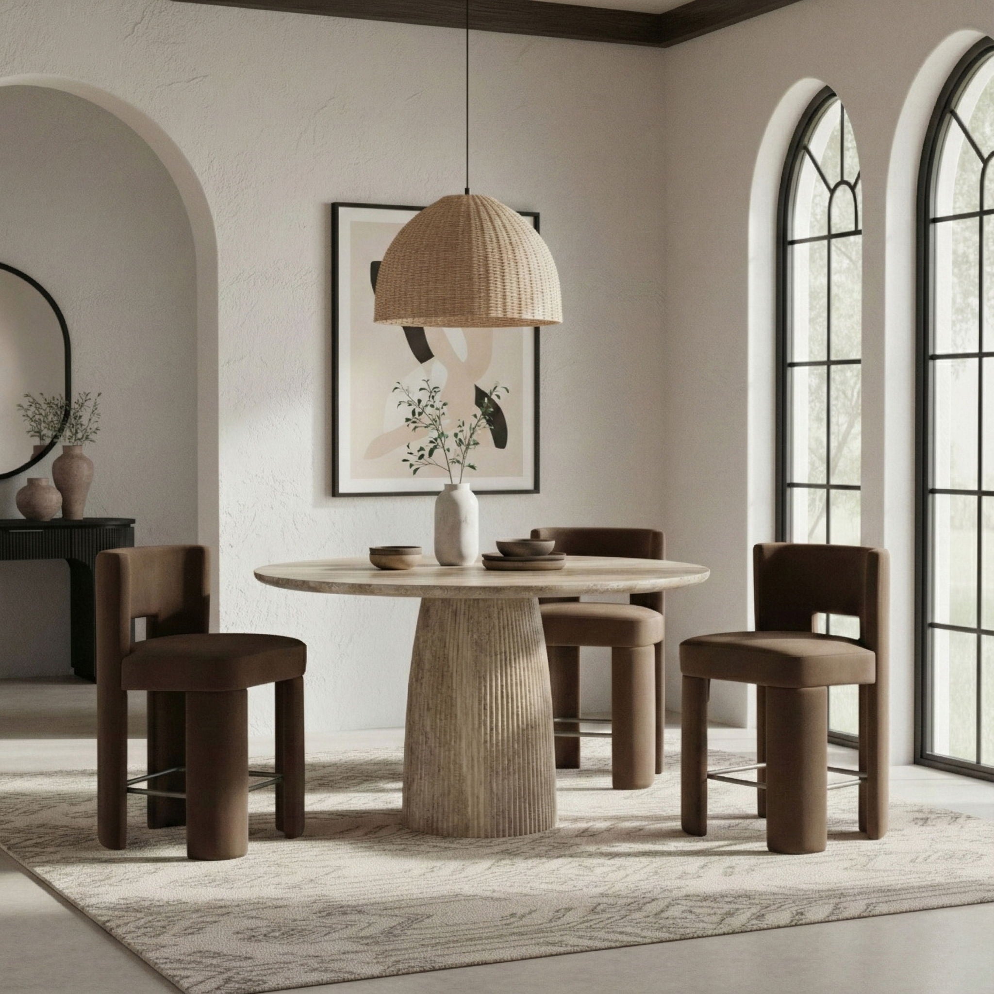 Venosa - Traverine Table - Urban Living Furniture (Los Angeles, CA)