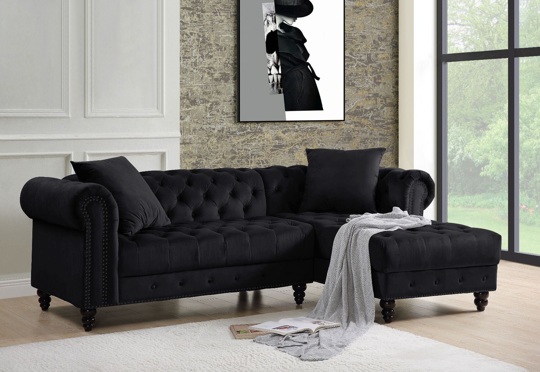 Adnelis - Sectional Sofa w/2 Pillows - Urban Living Furniture (Los Angeles, CA)
