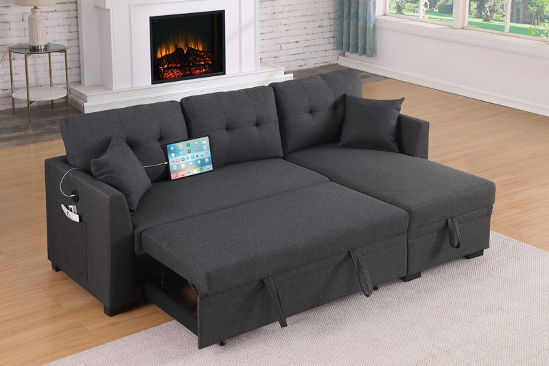 Space Saving Design Sectional Sofa Bed