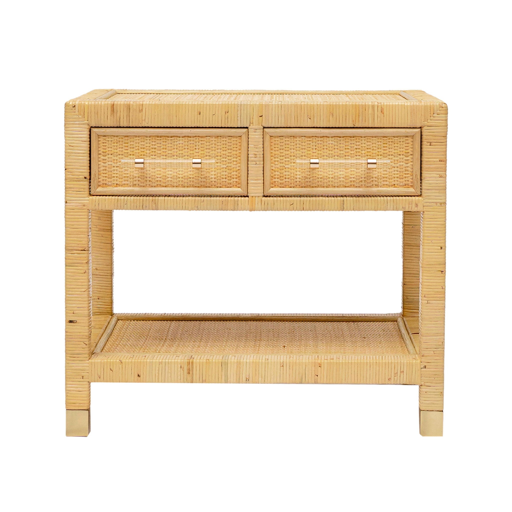 Amara - Rattan Nightstand - Natural - Urban Living Furniture (Los Angeles, CA)
