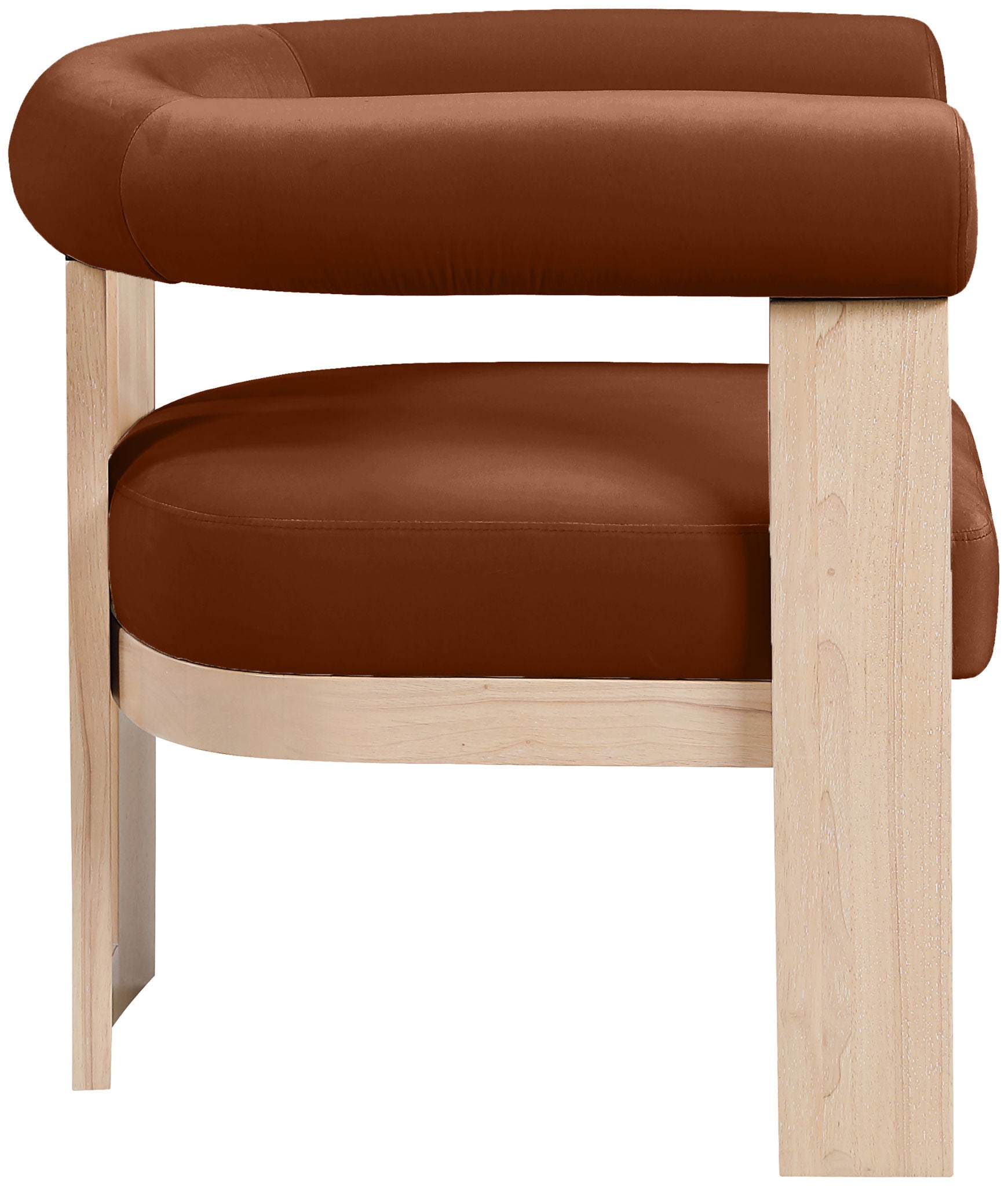 Arienzo - Performance Fabric Upholstered Accent Chair - Natural Base - Urban Living Furniture (Los Angeles, CA)