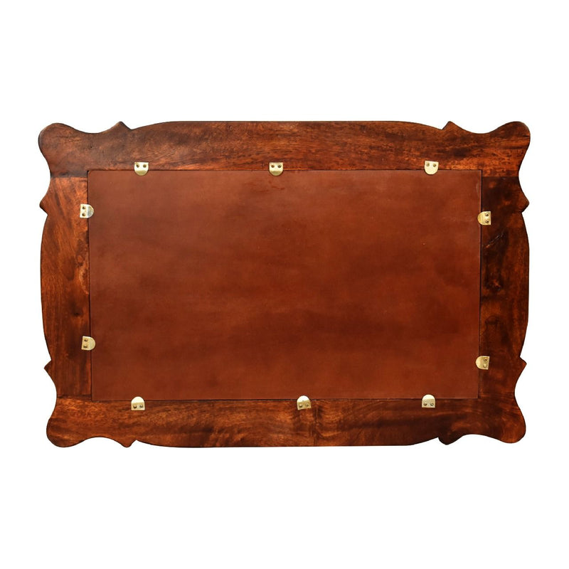 Oblong Mirror Frame - Brown
