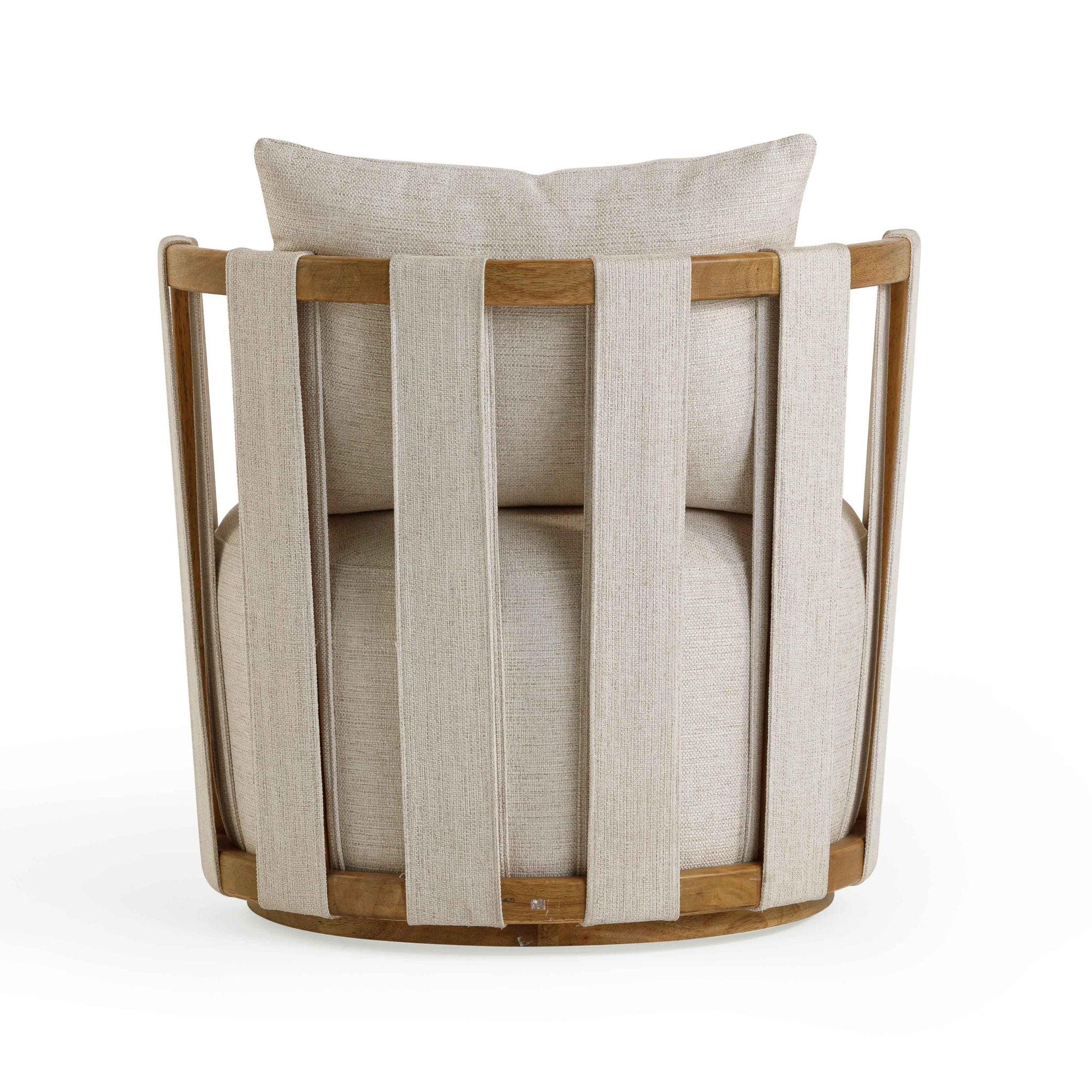 Paolo - Textured Weave Swivel Chair - Urban Living Furniture (Los Angeles, CA)